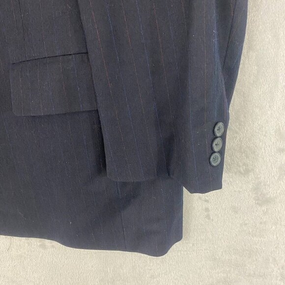 Christian Dior Monsieur Pure Virgin Wool Blazer 40R Blue Suit Jacket Sport Coat - Picture 10 of 16